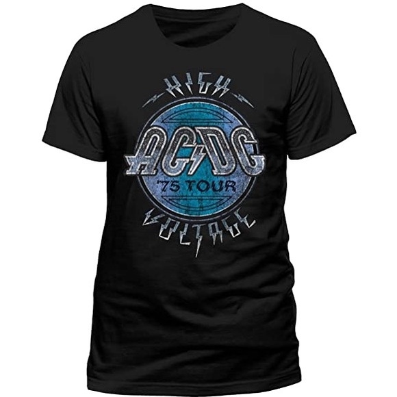 AC/DC high voltage Tshirt size small